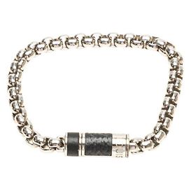 Pulsera de Cadena Monogram Eclipse Louis Vuitton Negro Plata