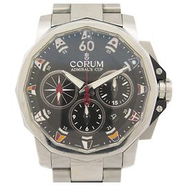 RELÓGIO CORUM ADMIRALS CUP CHALLENGER 01.0007 CHRONO 44 MM AUTO AÇO Prata