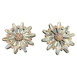 brincos VERSACE Rosa Branco