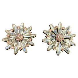 VERSACE boucles d’oreilles Rose Blanc
