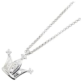 Tasaki-Tasaki Crown Motif Au750 White Gold Necklace-Other