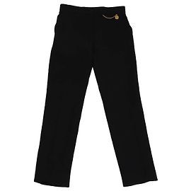 Schwarze Hose mit Kettendetails von Louis Vuitton Schwarz