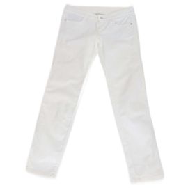 Stella Mc Cartney Calça skinny de denim branco Stella McCartney Branco