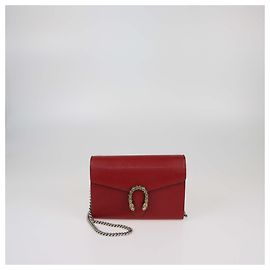 Cartera Gucci Roja Dionysus Con Cadena Roja