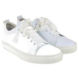 Lanvin Baskets basses DBB1 blanches Blanc
