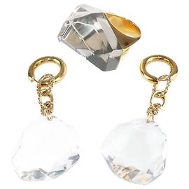 Autre Marque H.Stern x DVF Quartz 18k Yellow Gold Ring and Earrings Other
