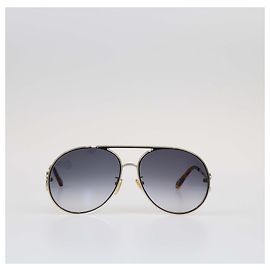 Chloé Occhiali da sole aviator Austine gradiente oro/nero Chloe Nero D'oro