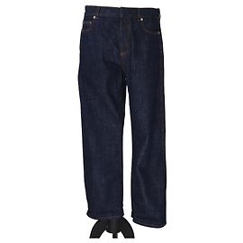 Calça reta azul escuro Christian Dior Azul escuro