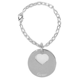 Cartier Silver-Tone Key Chain Bracelet Other