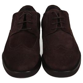 Loro Piana Brown Affin Brogues Derby Brown