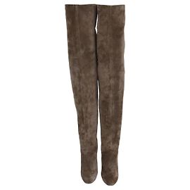 Botas marrons de cano alto Bottega Veneta Marrom