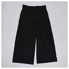 Calça larga preta Valentino Preto