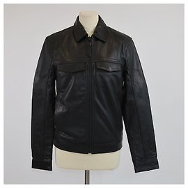 Zadig & Voltaire Black Zip Front Jacket Black