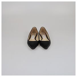 Jimmy Choo Schwarze Spitzenschuhe Pmups Schwarz