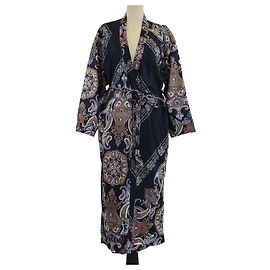 Chloé Casaco robe com estampa paisley azul marinho Chloe Azul marinho