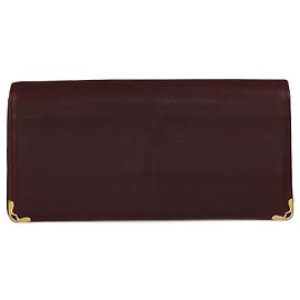 Cartera larga bifold Must de Cartier burdeos Burdeos