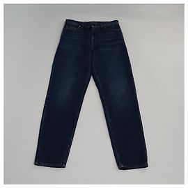 Pantalones rectos de mezclilla azul lavado Saint Laurent Otro