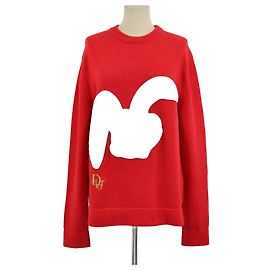Autre Marque Sudadera con parche de conejo rojo Christian Dior x ERL Roja