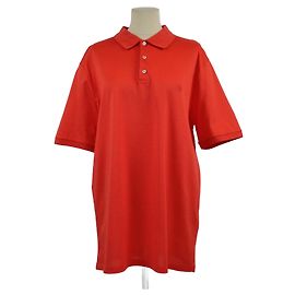 Polo Piquet Classico Arancione a Maniche Corte Louis Vuitton Arancione