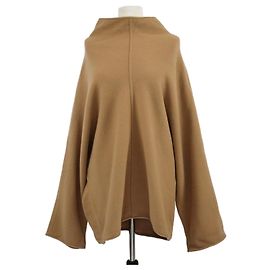 Roksanda Brown Bat Sleeves Mock Neck Sweater Brown