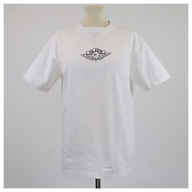 Autre Marque Camiseta bordada com logo branco Christian Dior x Jordan Branco