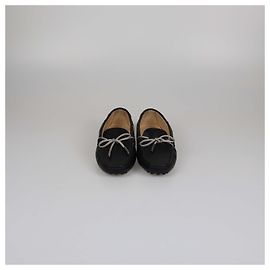 Schwarze Gommino Bow Slipper von Tod's Schwarz