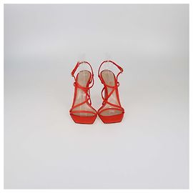 Gianvito Rossi Poppy Red Manilla Sandals Other