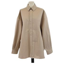 Autre Marque Robe Mini à Manches Longues Khaki NYC Wardrobe Kaki