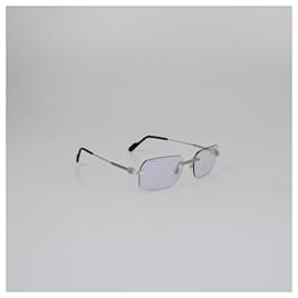 Cartier-Óculos de sol Premier De Cartier em prata/azul claro-Prata,Outro