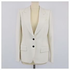 Tom Ford White Single Breasted Blazer White