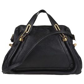 Chloé Bolsa de Ombro Paraty Grande Preta da Chloe Preto