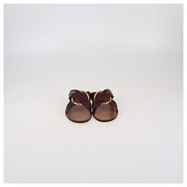 Chloé Chloe Deep Purple Rony Flat Sandals Other