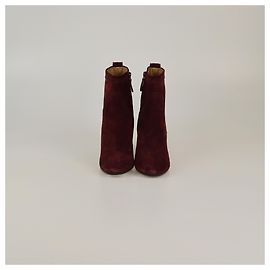 Botines de cuña burdeos Balenciaga Burdeos