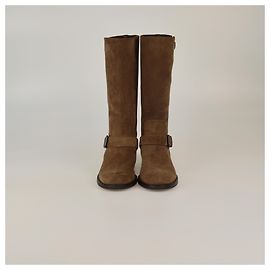 Botas de montaria marrons Bottega Veneta Marrom