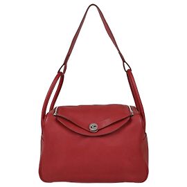 Bolso Lindy 34 en Clemence Rouge Garance de Hermès Otro