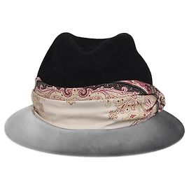 Chapeau Fedora Noir Etro Noir