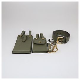 Fendi Militärgrüne Multi-Accessoires Utility-Gürtel Andere
