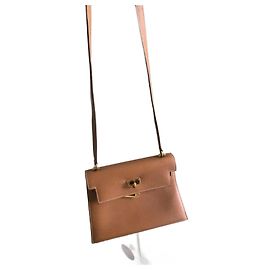Hermès Kelly 20 Cognac Leather Handbag Cognac