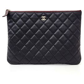 Chanel Caviar Clutch Neu Medium (6332720) Schwarz