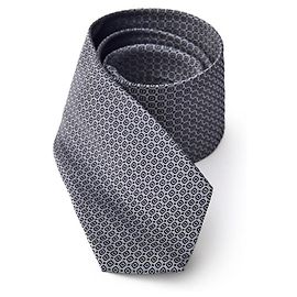 Jil Sander Gray Silk Ties & Bowty Brown