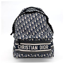 Zaino Oblique Christian Dior (10219698) Blu
