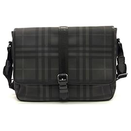 Burberry-Burberry PVC cross bag (1593057)-Black