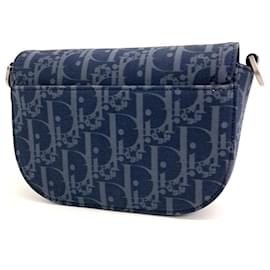Christian Dior-Christian Dior Dior X Denim Tears Dior Tears Saddle Pouch Strap 2adca435ddo (10081771)-Blue