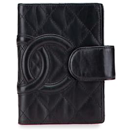 Chanel-Chanel Black Cambon Ligne Quilted Lambskin Notebook Cover-Black