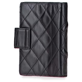 Chanel-Chanel Black Cambon Ligne Quilted Lambskin Notebook Cover-Black