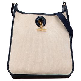 Hermès Vespa PM in Tela H e Barenia Marrone Marrone Altro