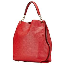 Louis Vuitton-Louis Vuitton Metis Monogram Empreinte Handbag-Red
