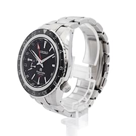 Seiko-Seiko Grand 9R66-0AA0 Black Dial Men's Watch-Other