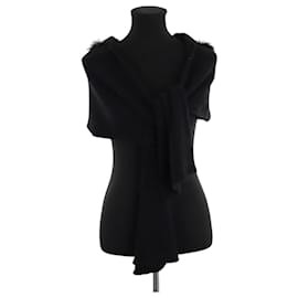 Max Mara Black wool hat Black