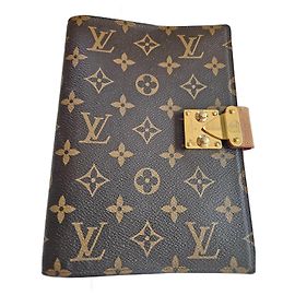 Paul Louis Vuitton Monogram Notebook Cover Brown